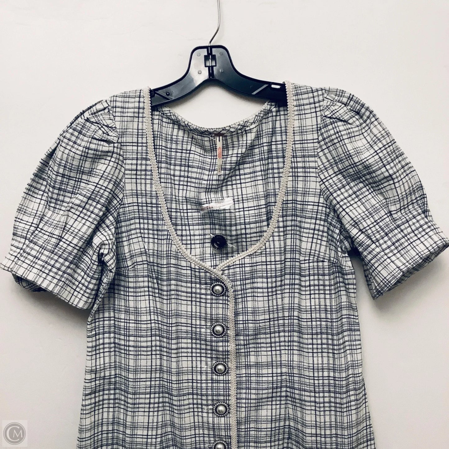 Dress Casual Short By Free People In Plaid Pattern, Size: M