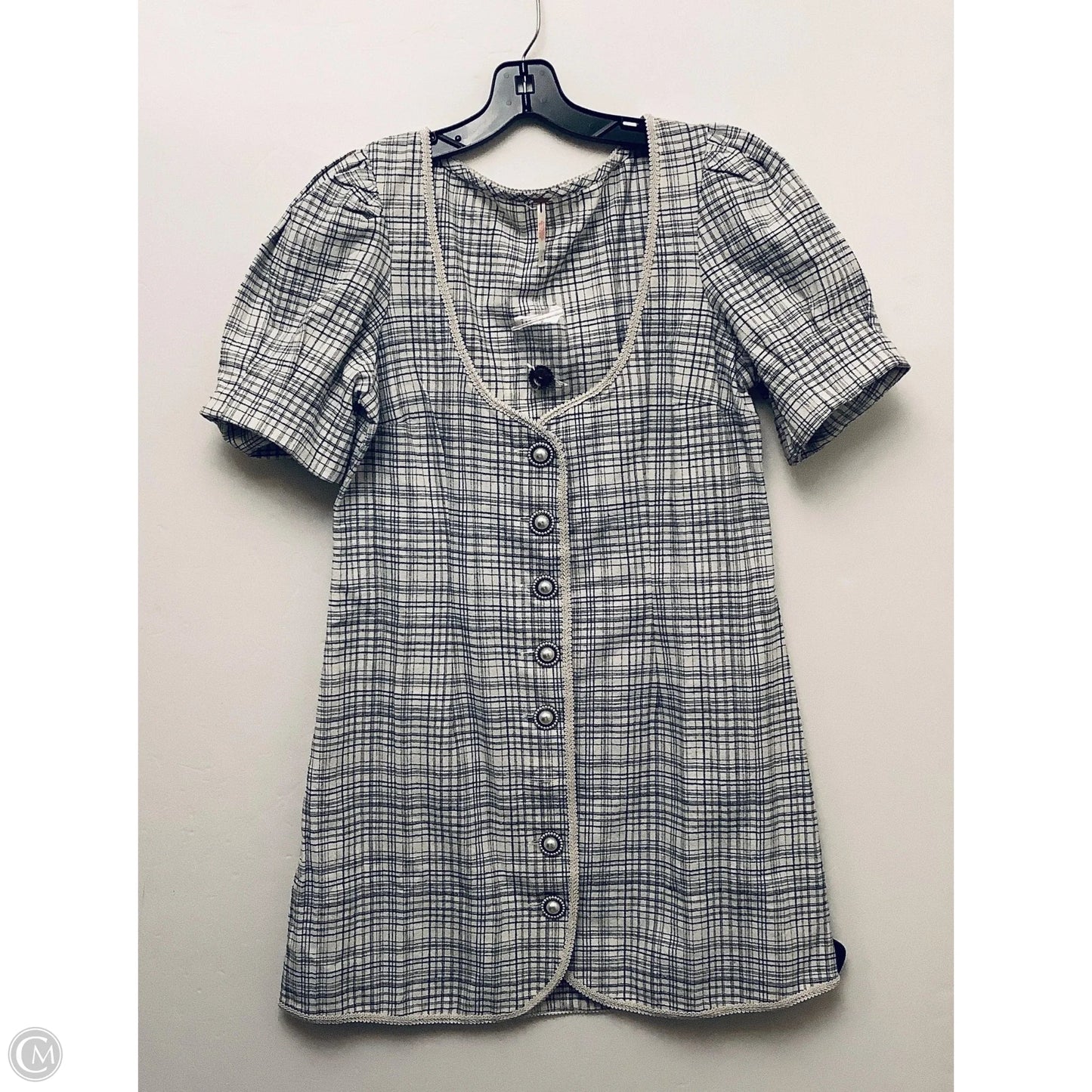 Dress Casual Short By Free People In Plaid Pattern, Size: M