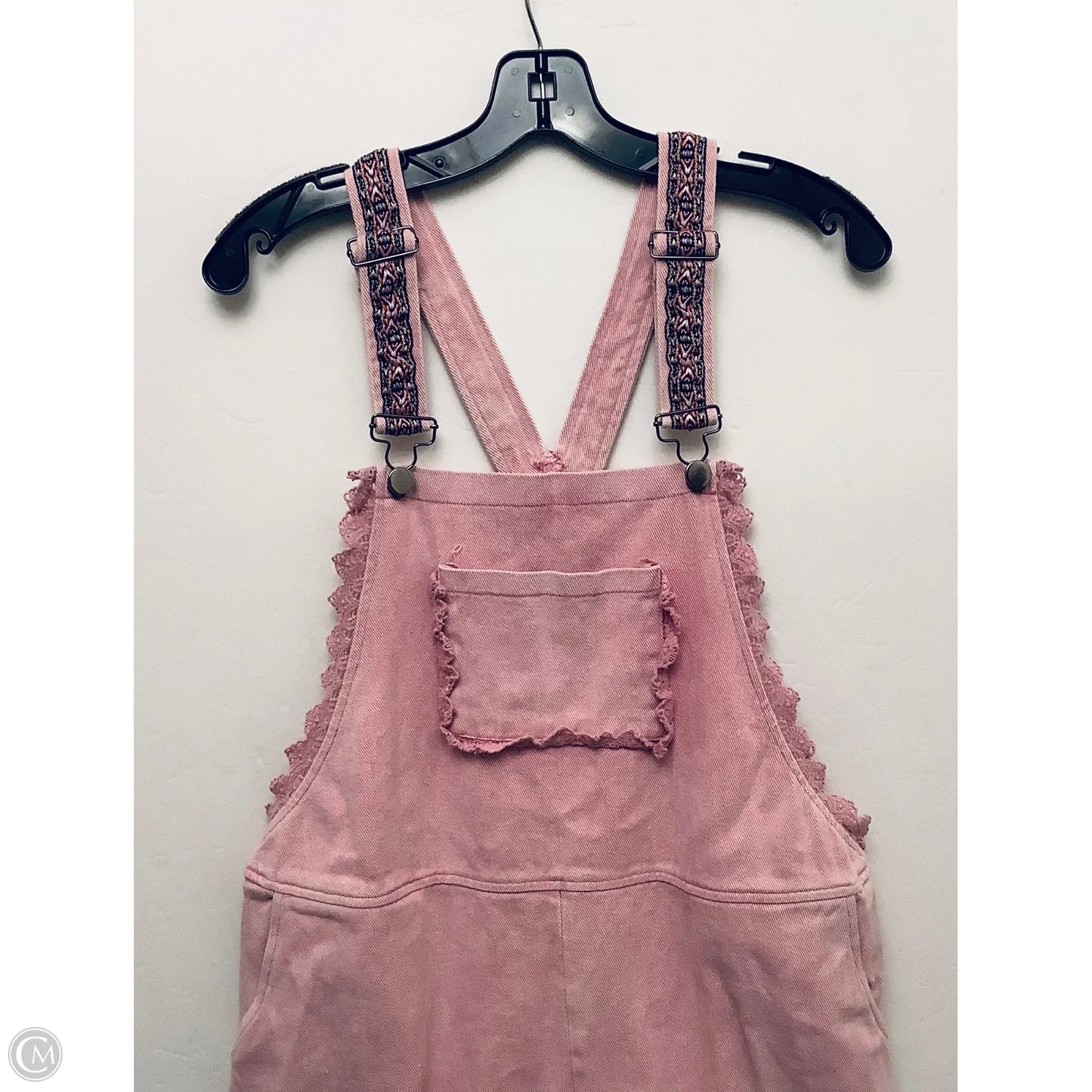 Overalls By Clothes Mentor In Pink, Size: L