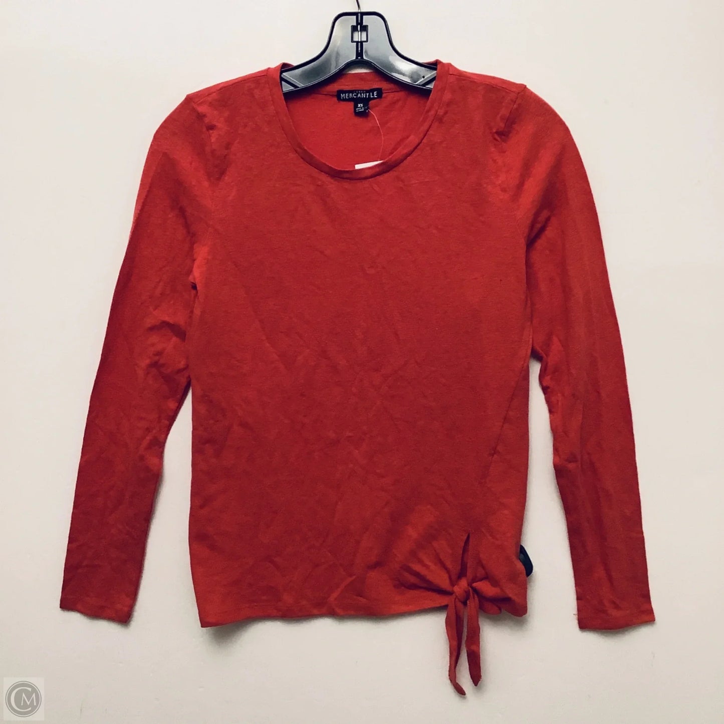 Top Long Sleeve Basic By J. Crew In Red, Size: Xs