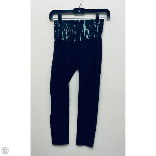 Athletic Leggings By Lululemon In Navy, Size: S