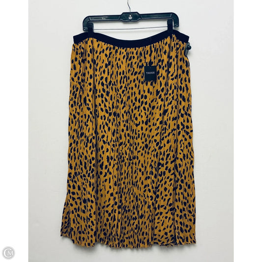 Skirt Maxi By Tahari In Animal Print, Size: Xxl