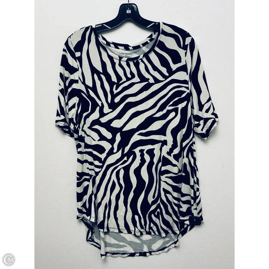 Top Short Sleeve Basic By Lane Bryant In Animal Print, Size: Xl