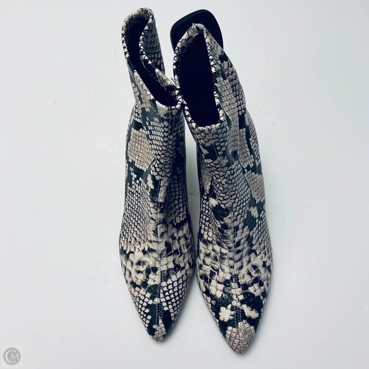 Boots Ankle Heels By Vince Camuto In Animal Print, Size: 6