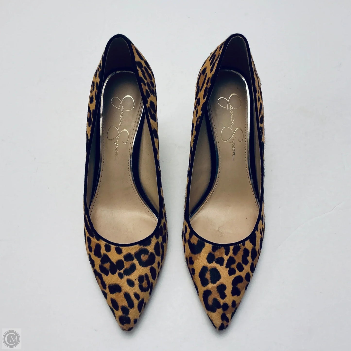 Shoes Heels Stiletto By Jessica Simpson In Animal Print, Size: 9