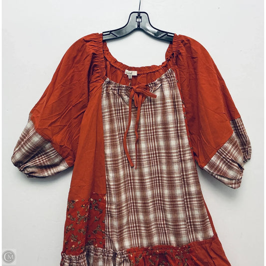 Dress Casual Short By Easel In Orange, Size: L