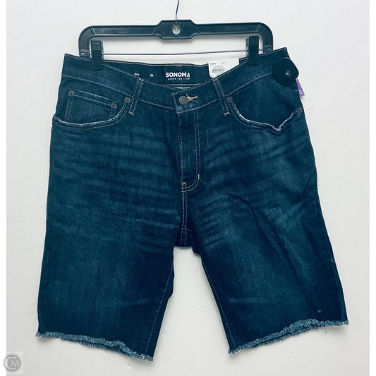 Shorts By Sonoma In Blue Denim, Size: 16