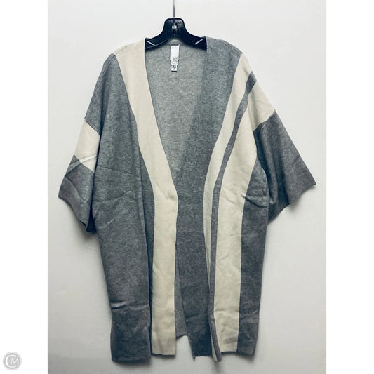 Cardigan By Clothes Mentor In Grey, Size: 1x