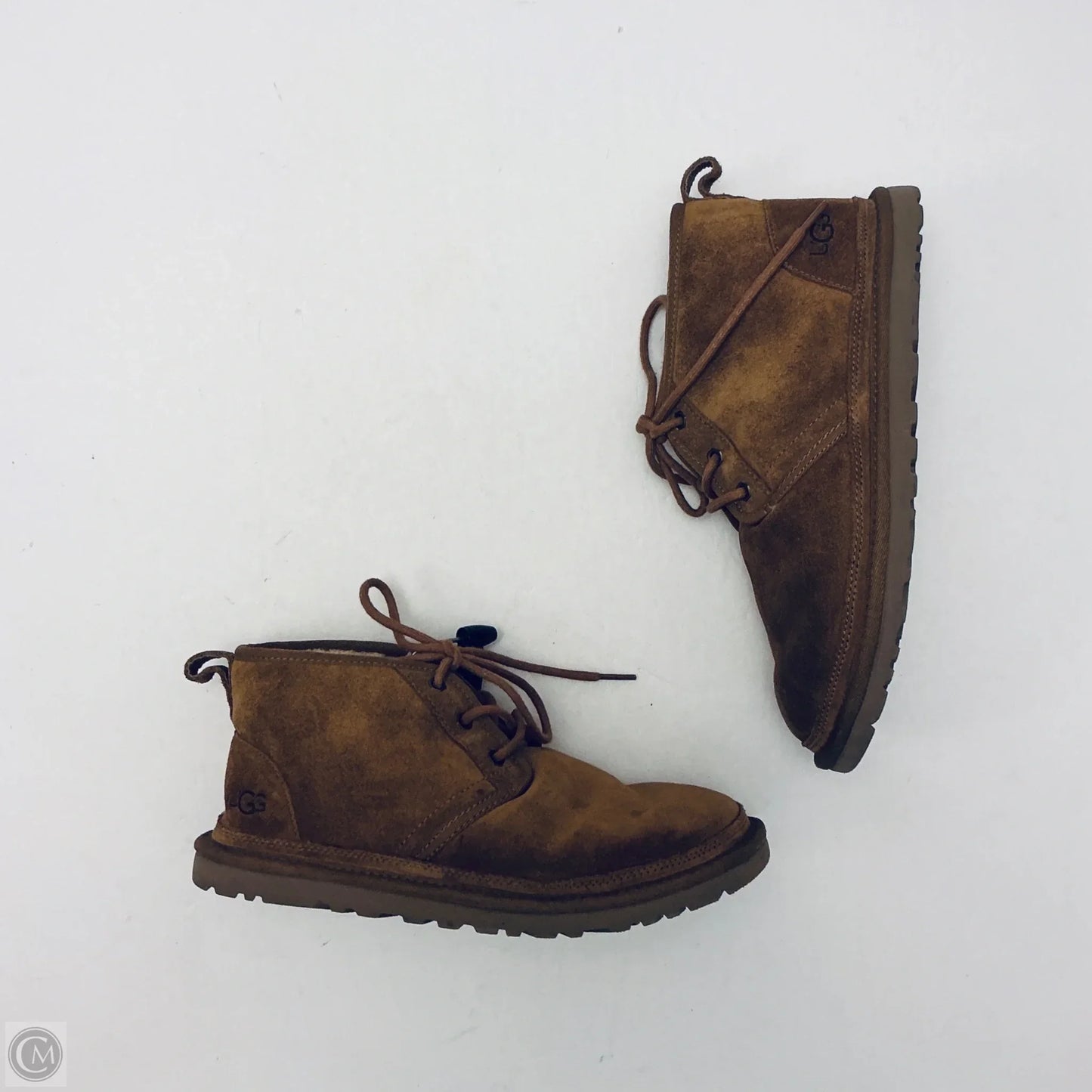 Boots Designer By Ugg In Brown, Size: 9