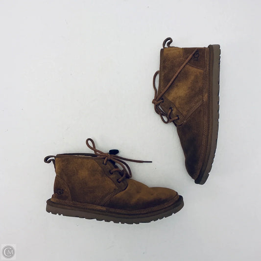 Boots Designer By Ugg In Brown, Size: 9