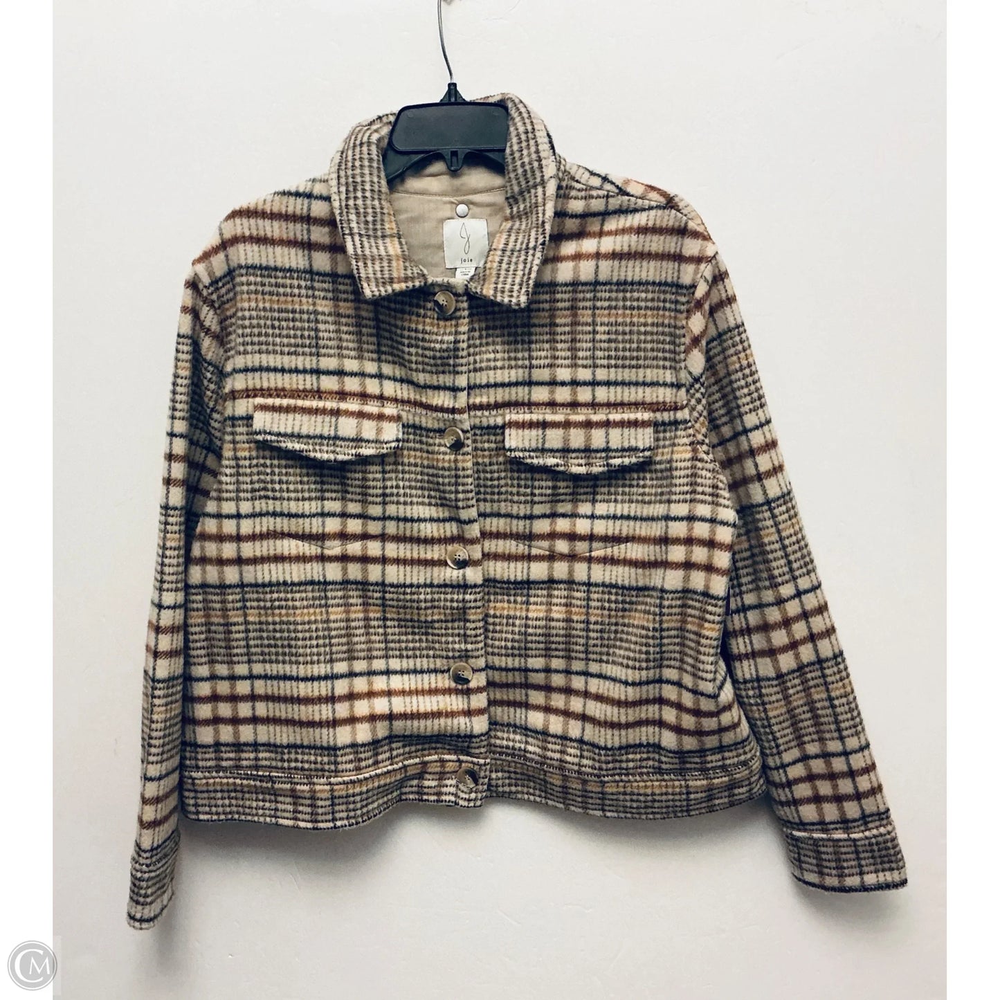 Jacket Other By Joie In Plaid Pattern, Size: Xl