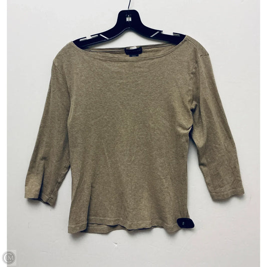 Top Long Sleeve Basic By Banana Republic In Brown, Size: M