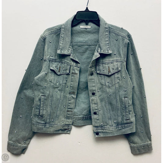Jacket Denim By Veveret In Blue Denim, Size: M