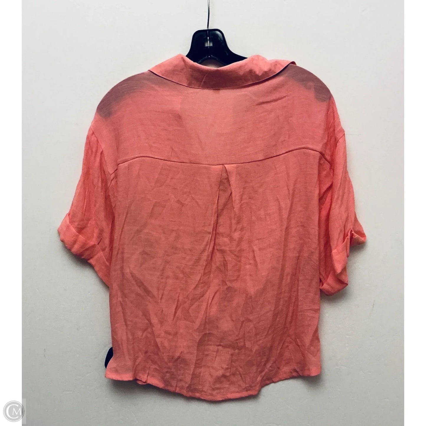 Top Short Sleeve By Clothes Mentor In Pink, Size: L