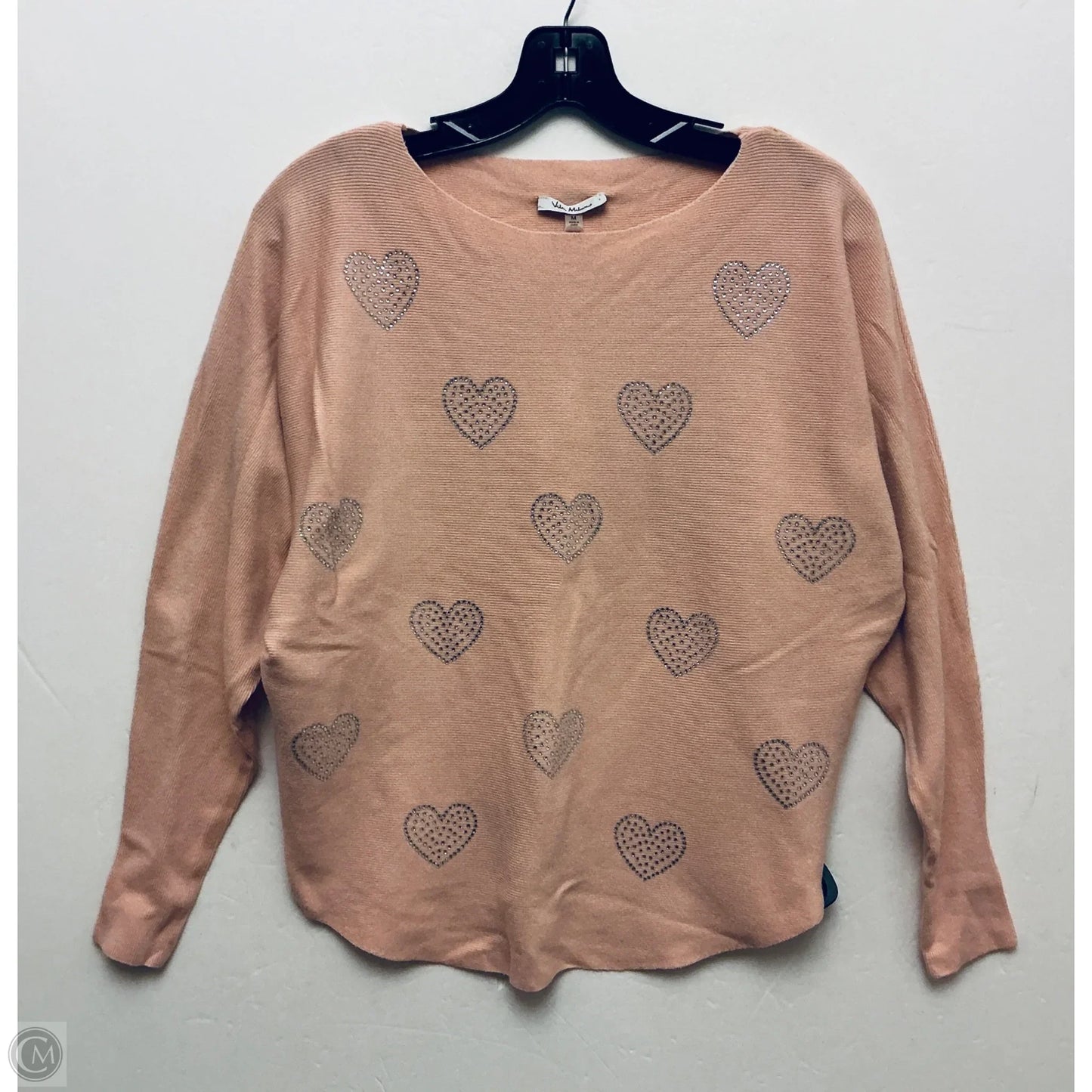 Top Long Sleeve By Vila Milano In Pink, Size: M