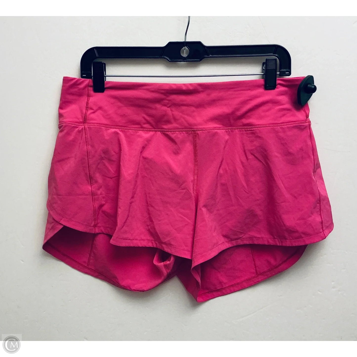 Athletic Shorts By Lululemon In Pink, Size: 10