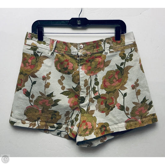Shorts By Rebecca Taylor In Floral Print, Size: 14
