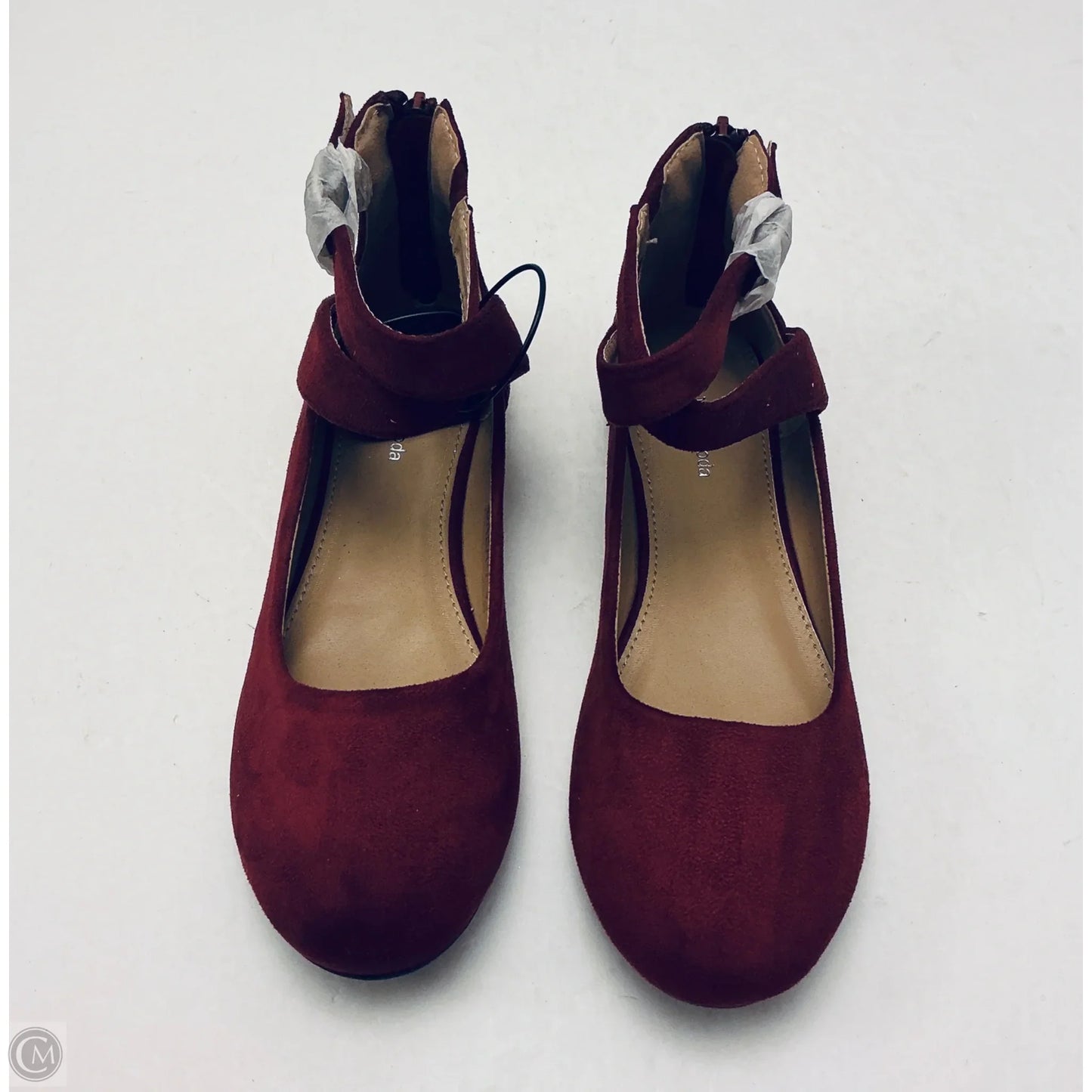Shoes Flats By Top Moda In Red, Size: 8