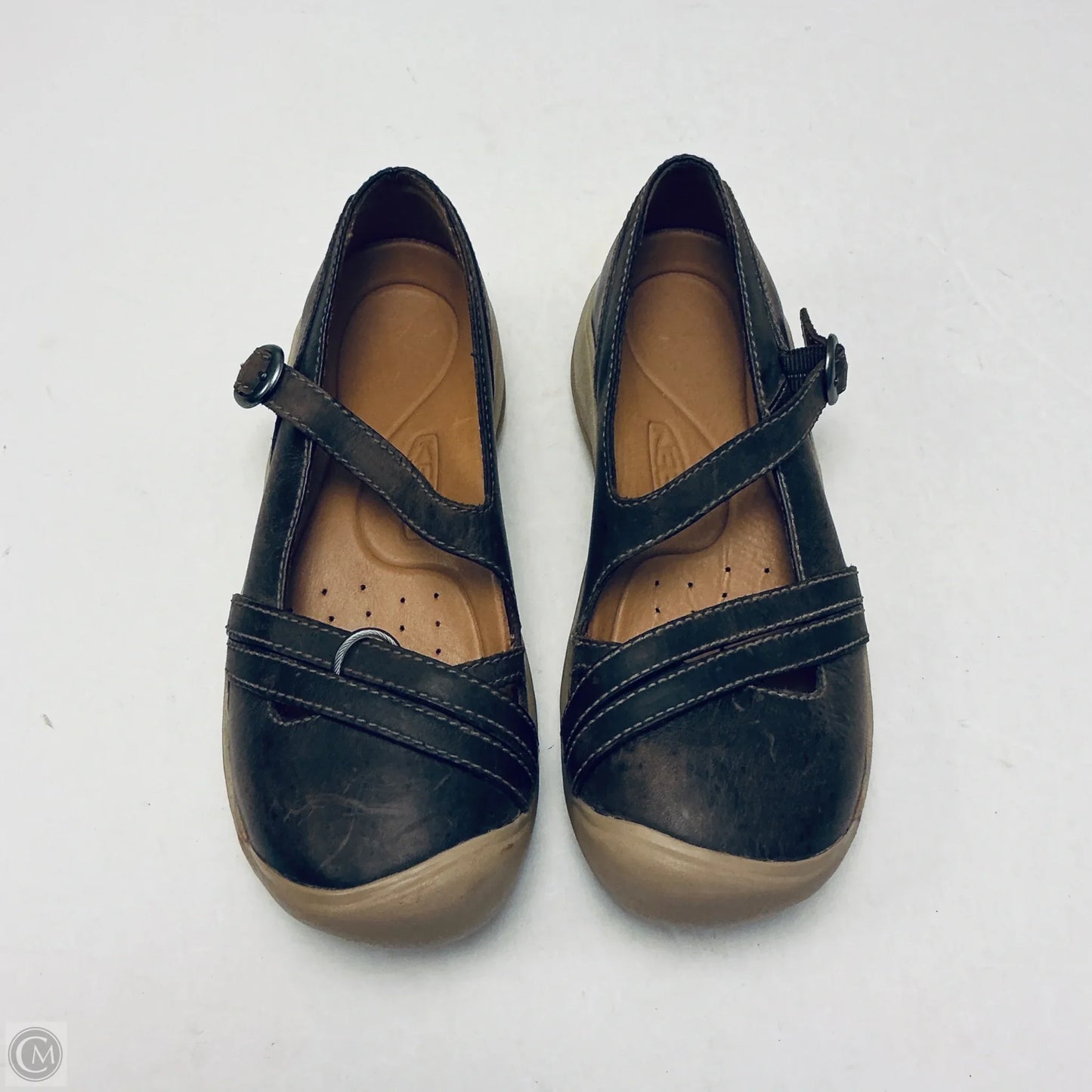 Shoes Flats By Keen In Brown, Size: 7