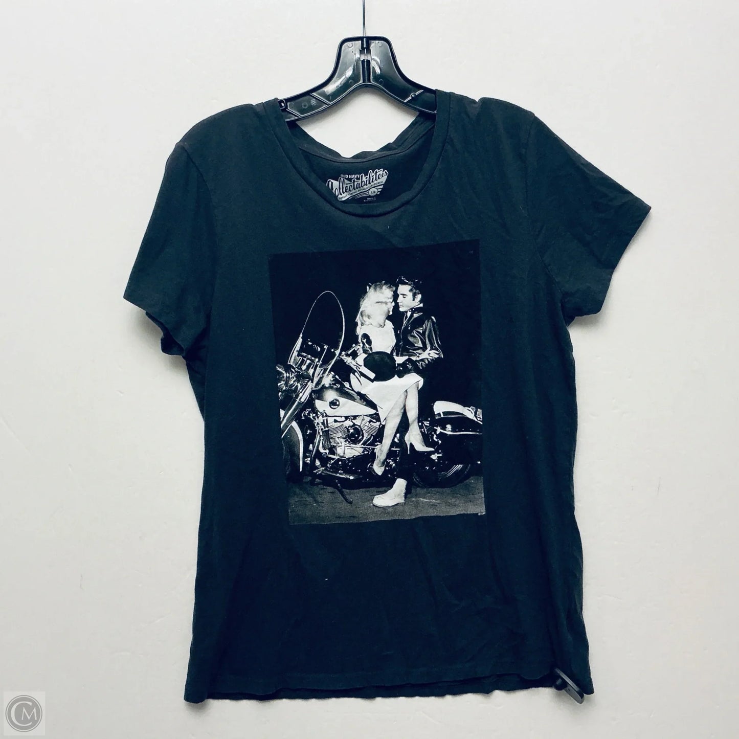 Top Short Sleeve Basic By Old Navy In Grey, Size: L