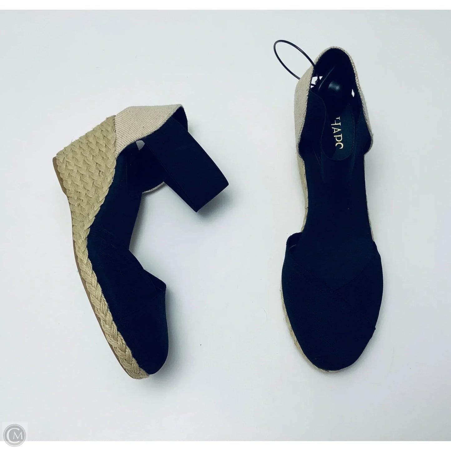 Shoes Heels Block By Chaps In Black, Size: 9