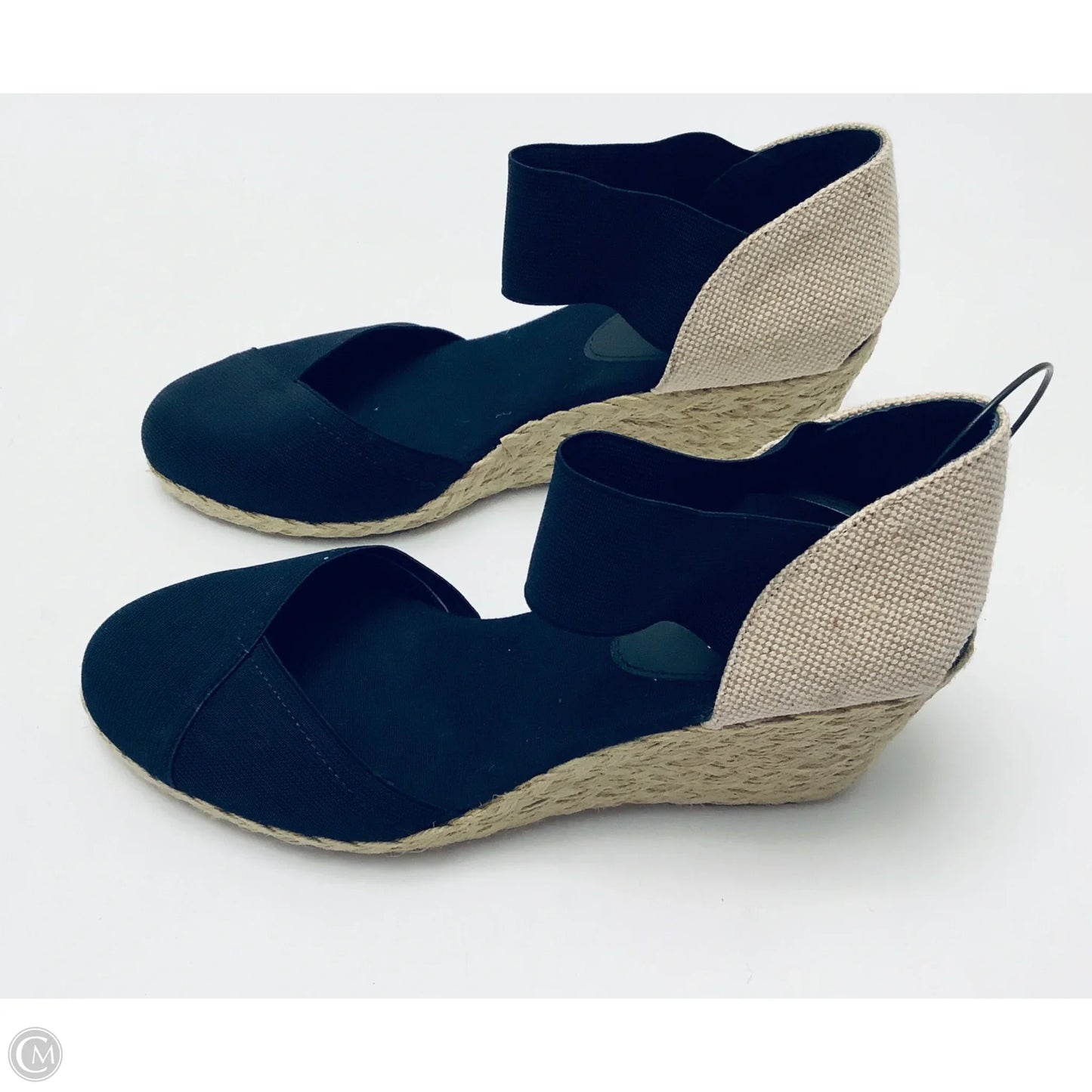 Shoes Heels Block By Chaps In Blue, Size: 9