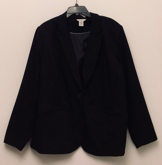 Blazer By Liz Claiborne In Black, Size: 24