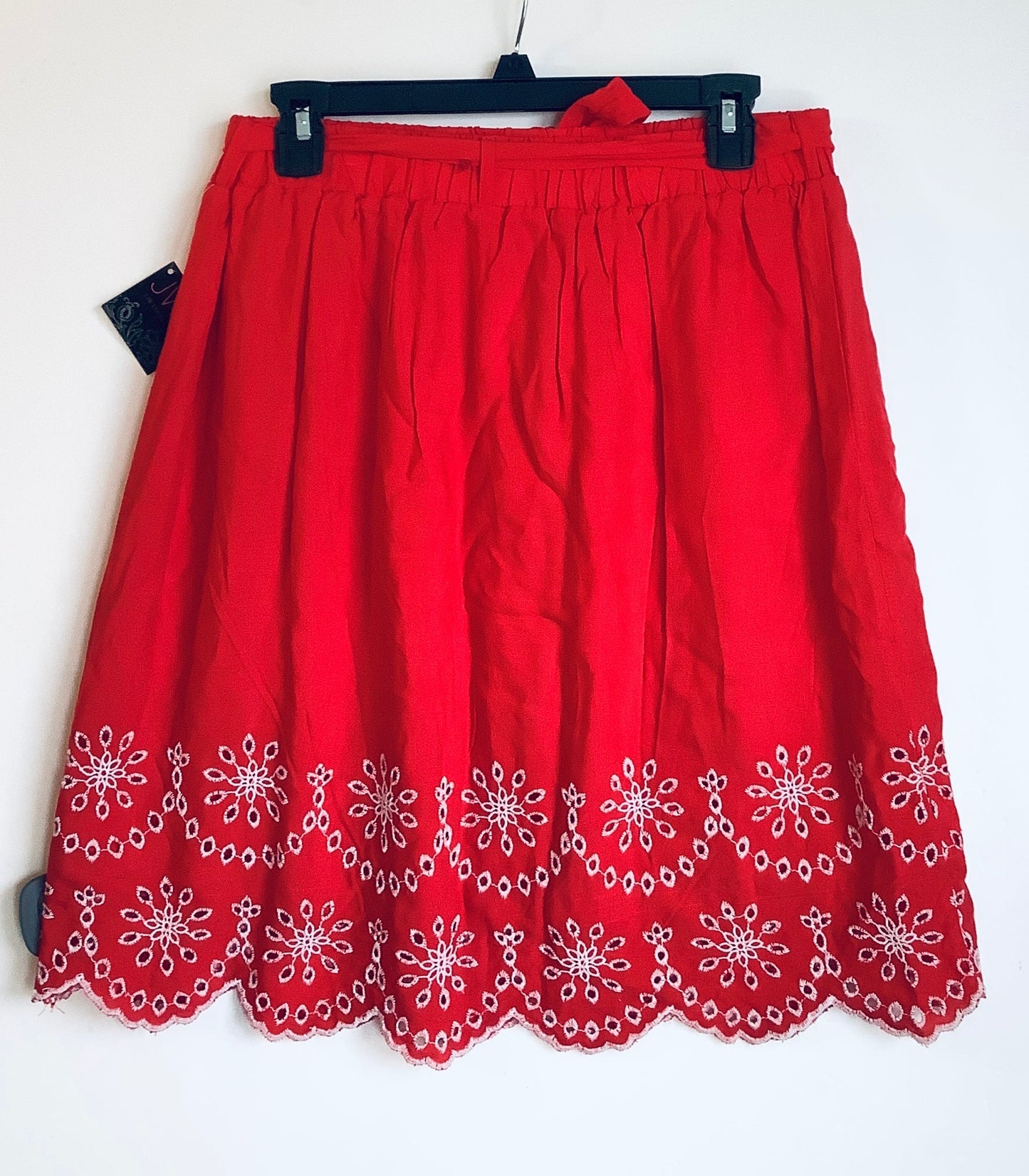 Skirt Midi By Jw In Red, Size: L