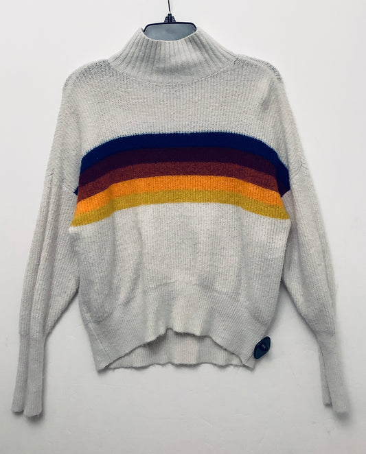 Sweater By Express In White, Size: Xs