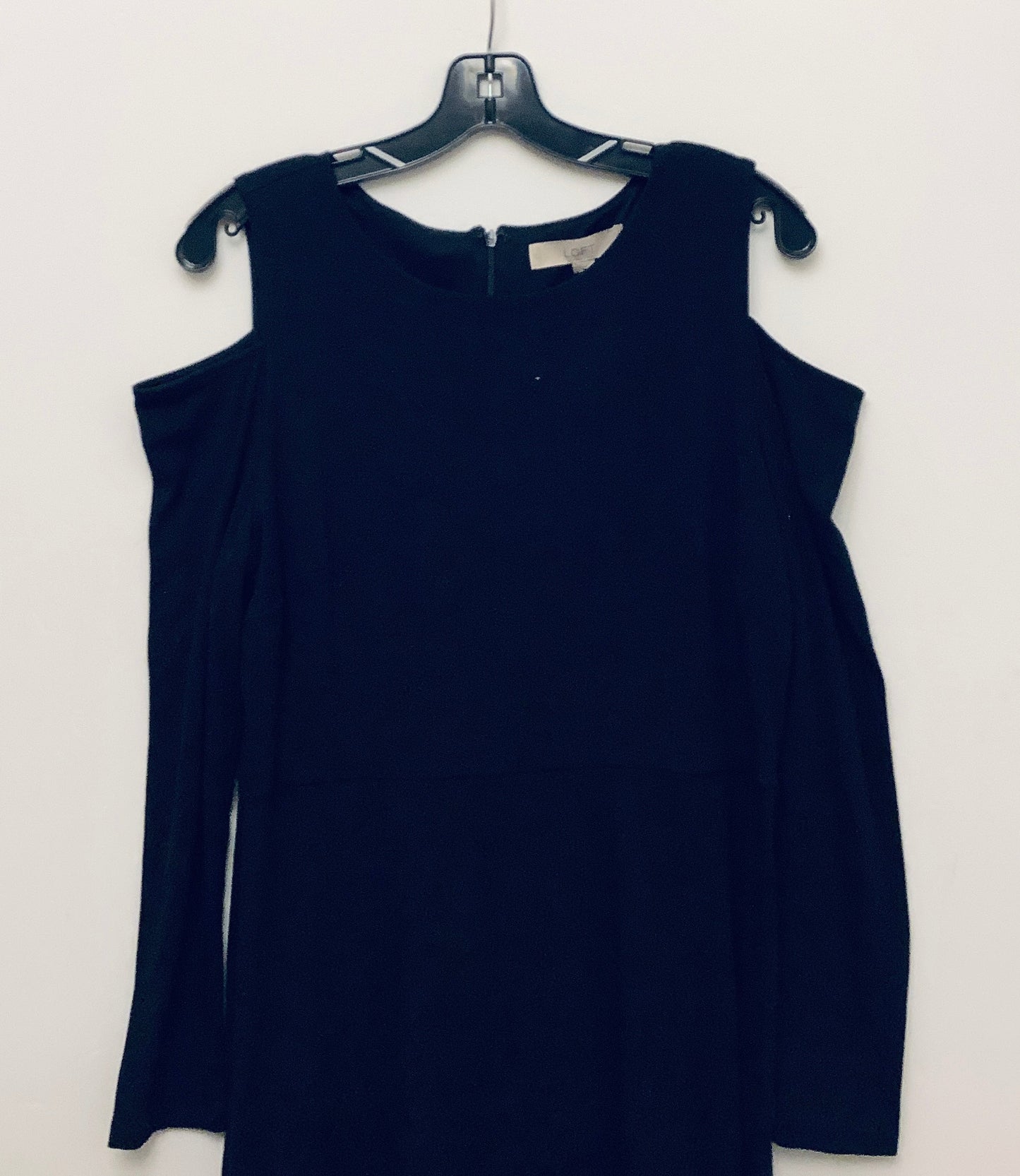 Dress Casual Midi By Loft In Black, Size: 8
