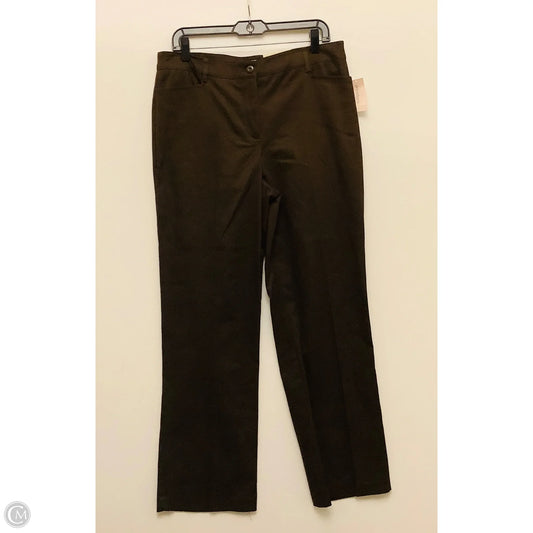 Pants Dress By Dressbarn In Brown, Size: 14