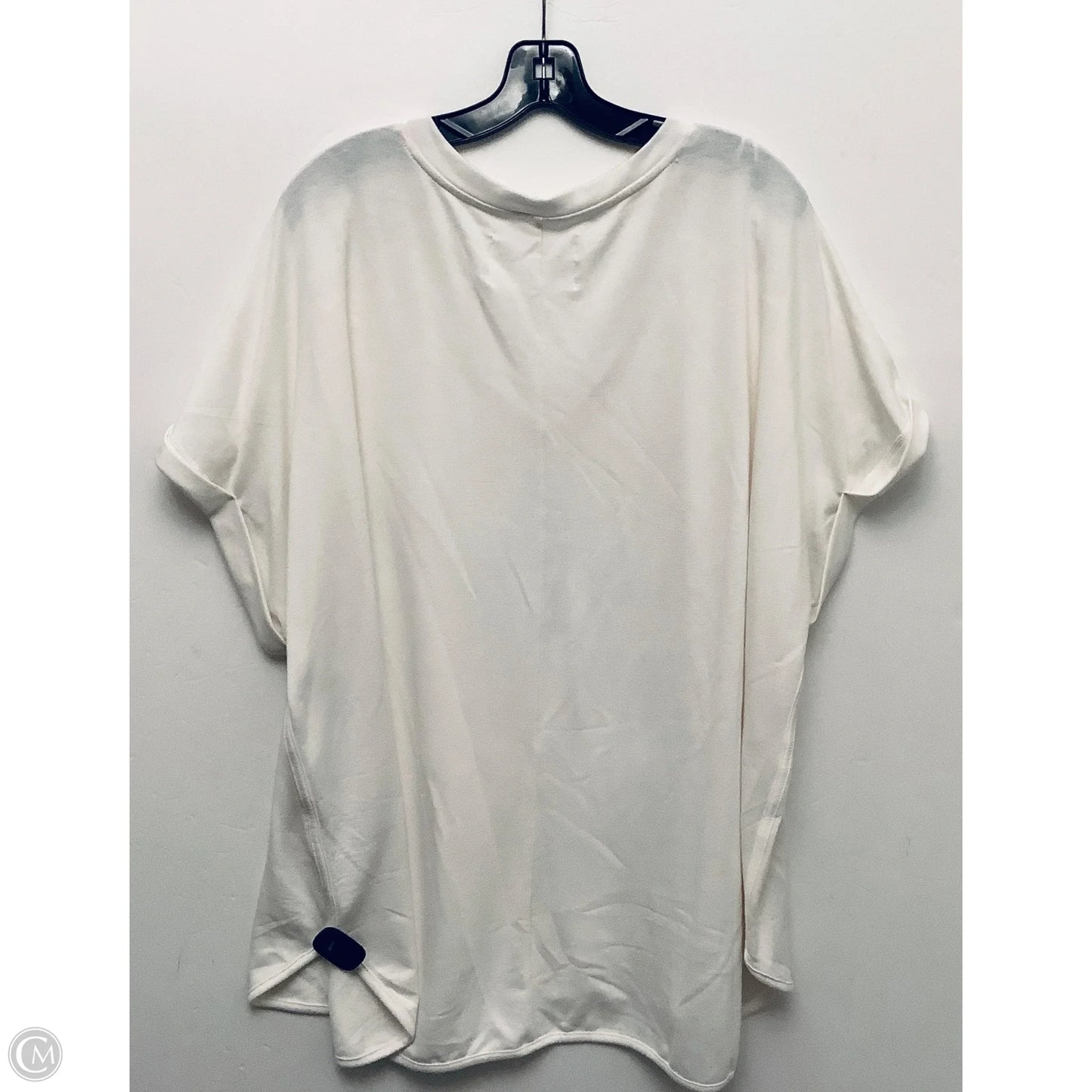 Top Short Sleeve By Cupio In White, Size: 3x