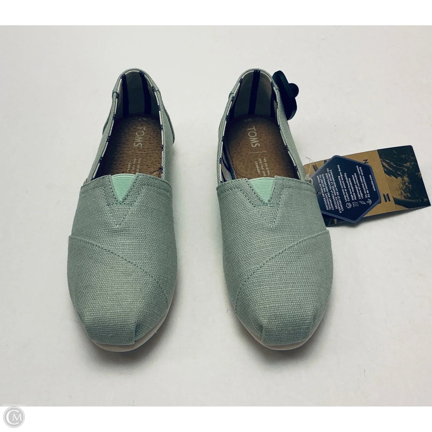 Shoes Flats By Toms In Green, Size: 7