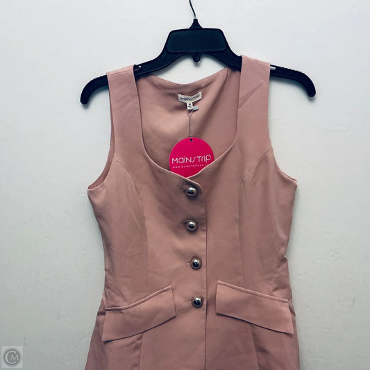 Dress Work By Main Strip In Pink, Size: M