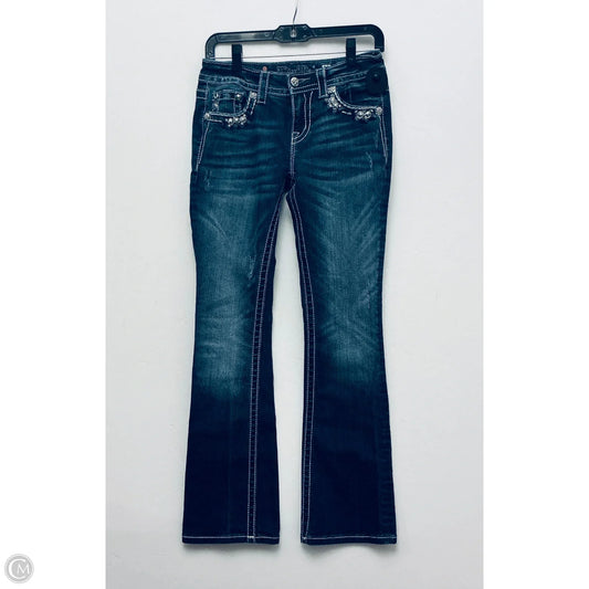 Jeans Flared By Miss Me In Blue, Size: 4