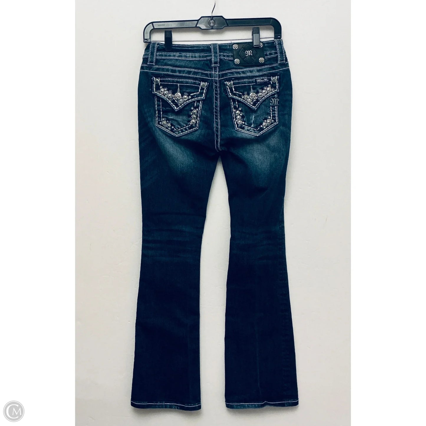 Jeans Flared By Miss Me In Blue, Size: 4