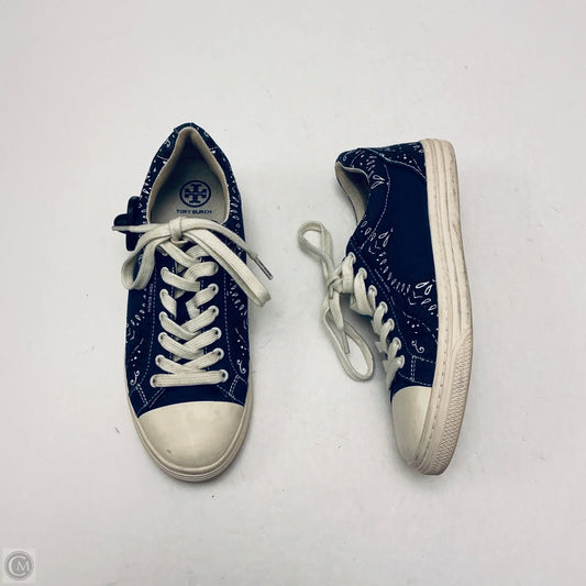 Shoes Sneakers By Tory Burch In Blue, Size: 7.5