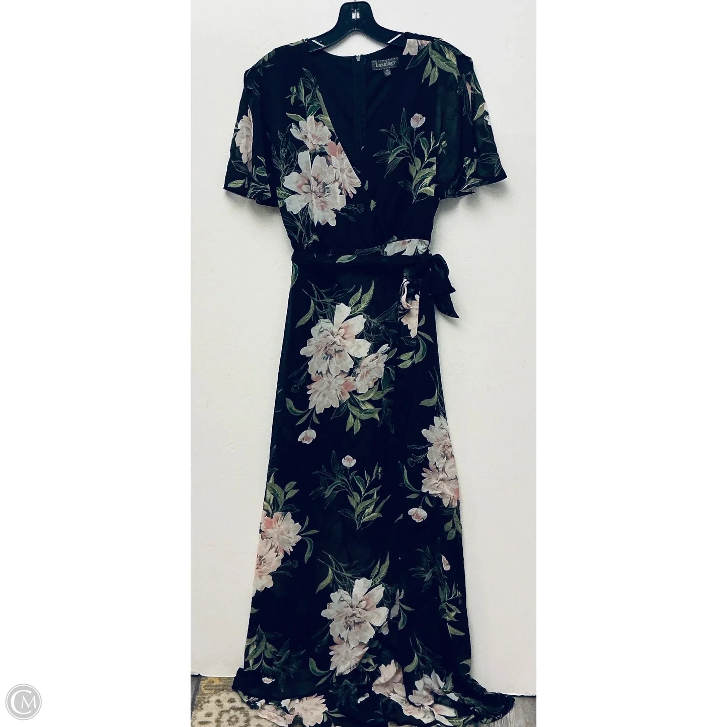 Dress Casual Maxi By Luxology In Floral Print, Size: M