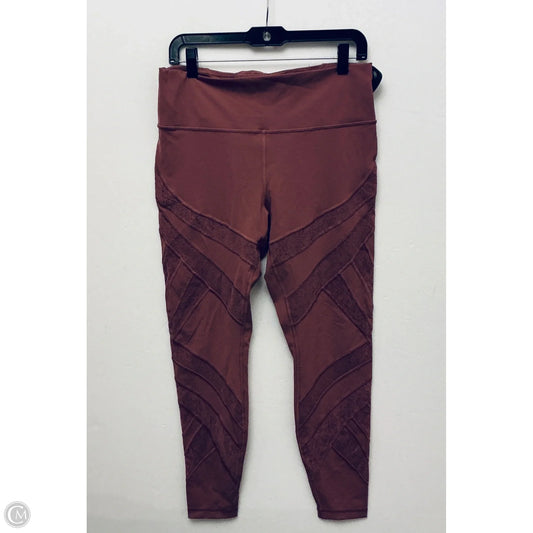 Athletic Leggings By Lululemon In Pink, Size: 12