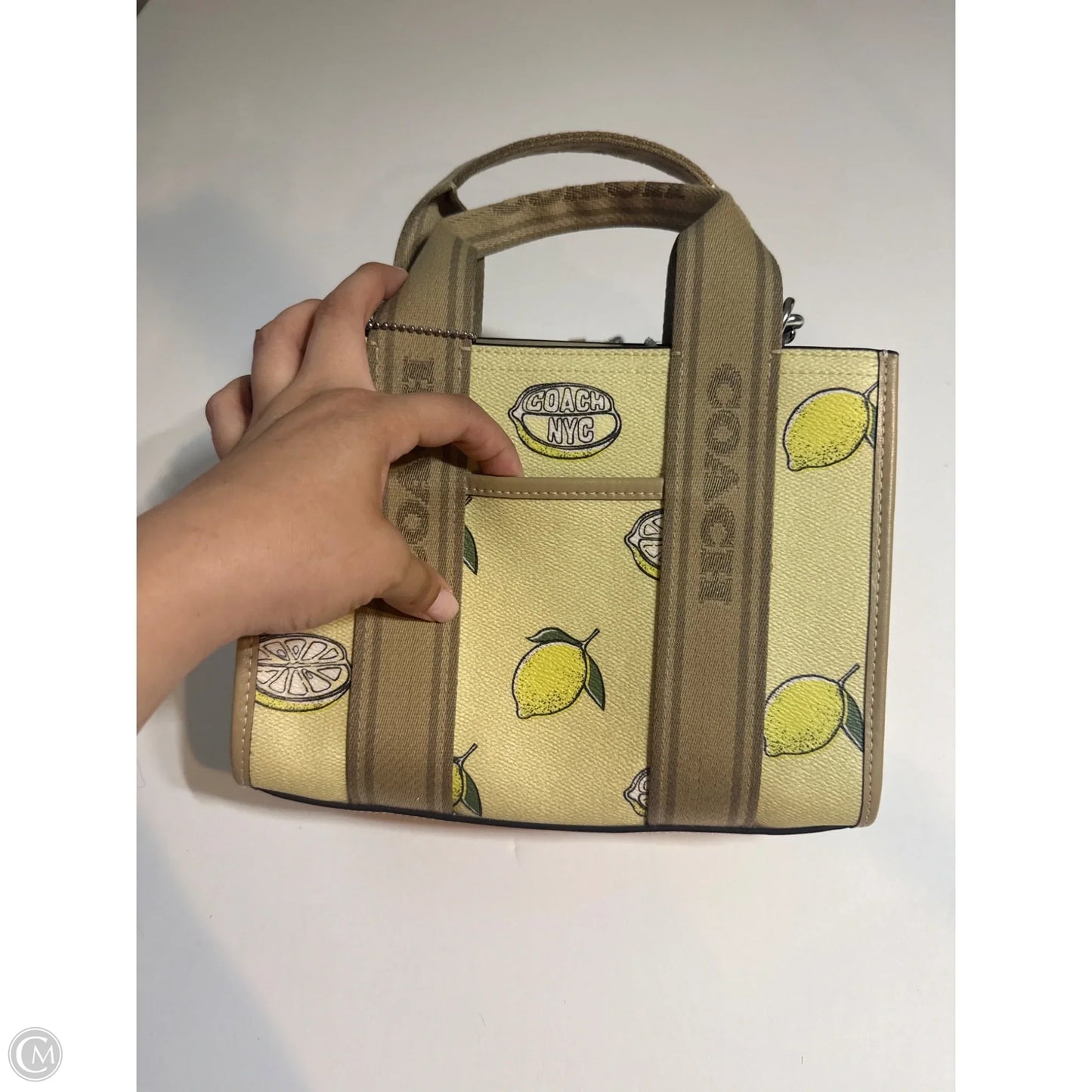 Handbag Designer By Coach, Size: Small