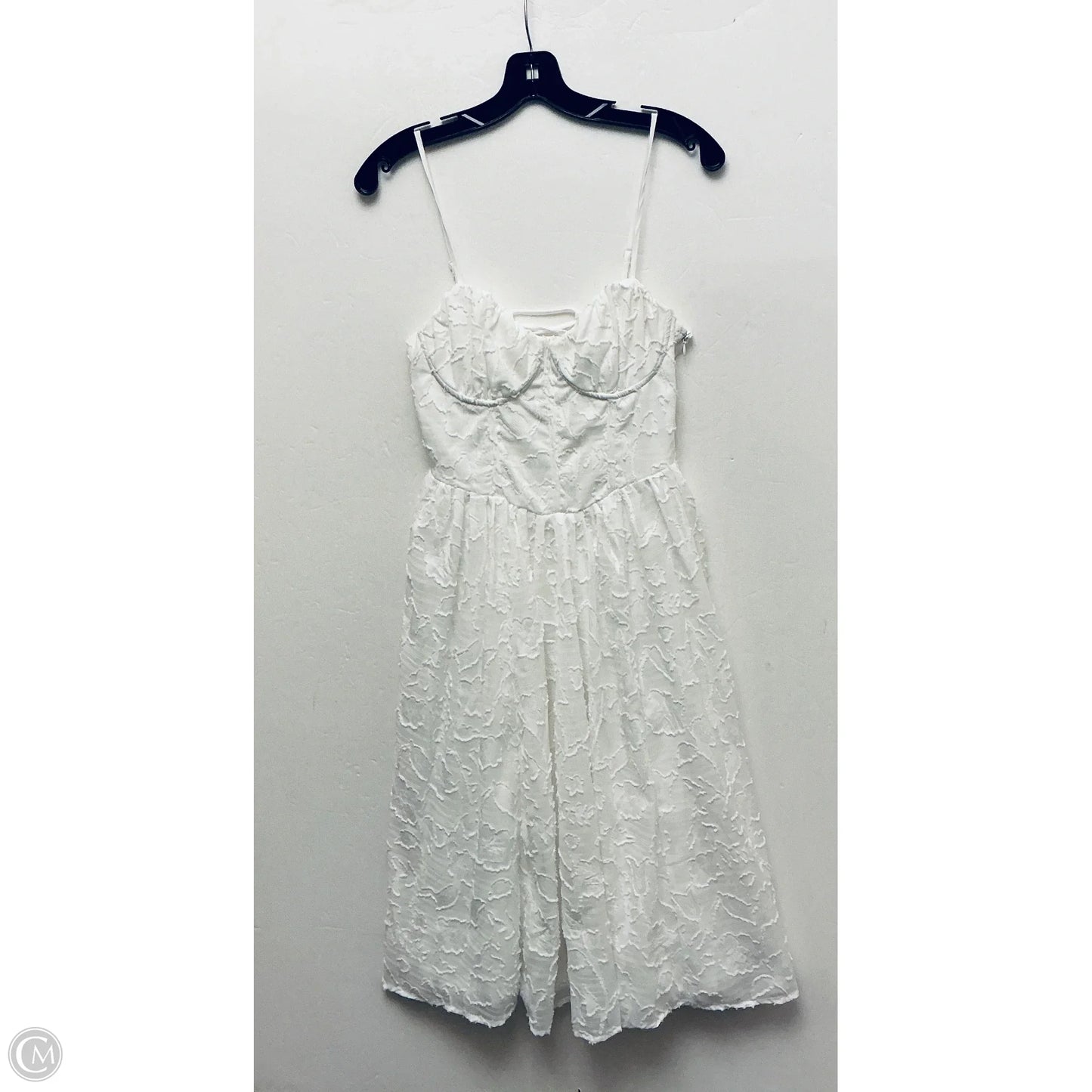 Dress Casual Midi By Clothes Mentor In White, Size: S