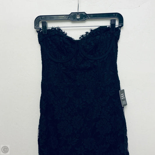 Dress Party Midi By Express In Black, Size: 8