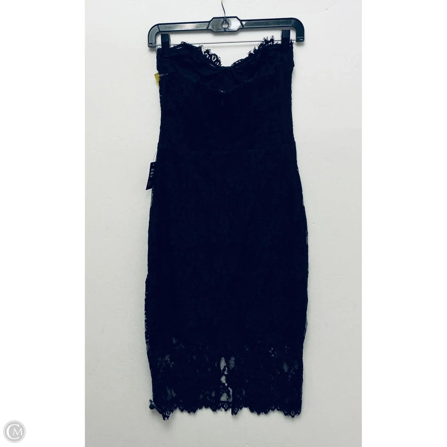 Dress Party Midi By Express In Black, Size: 8
