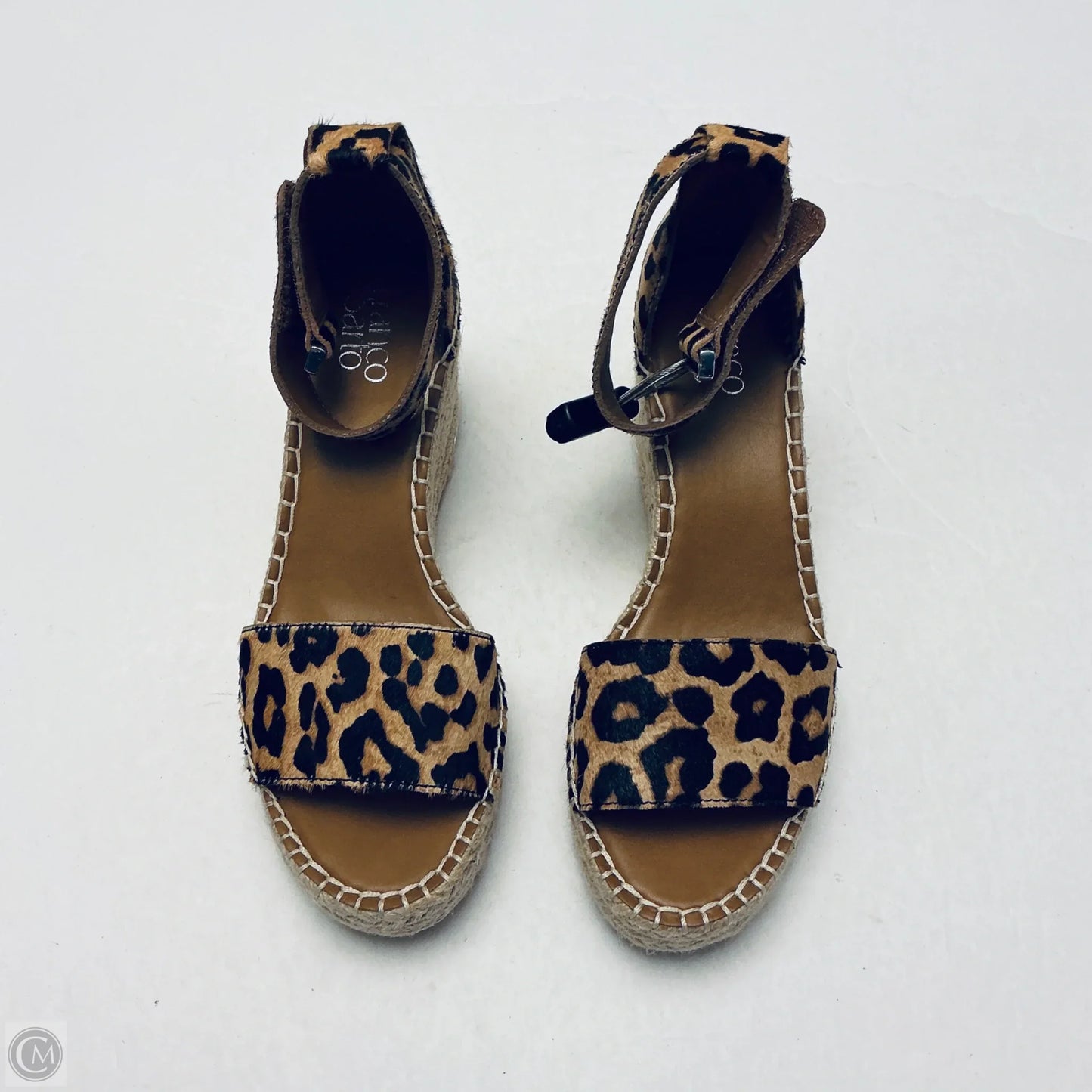 Shoes Heels Wedge By Franco Sarto In Animal Print, Size: 8