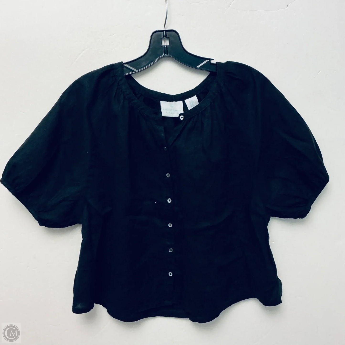 Top Short Sleeve By Cynthia Rowley In Black, Size: Xs