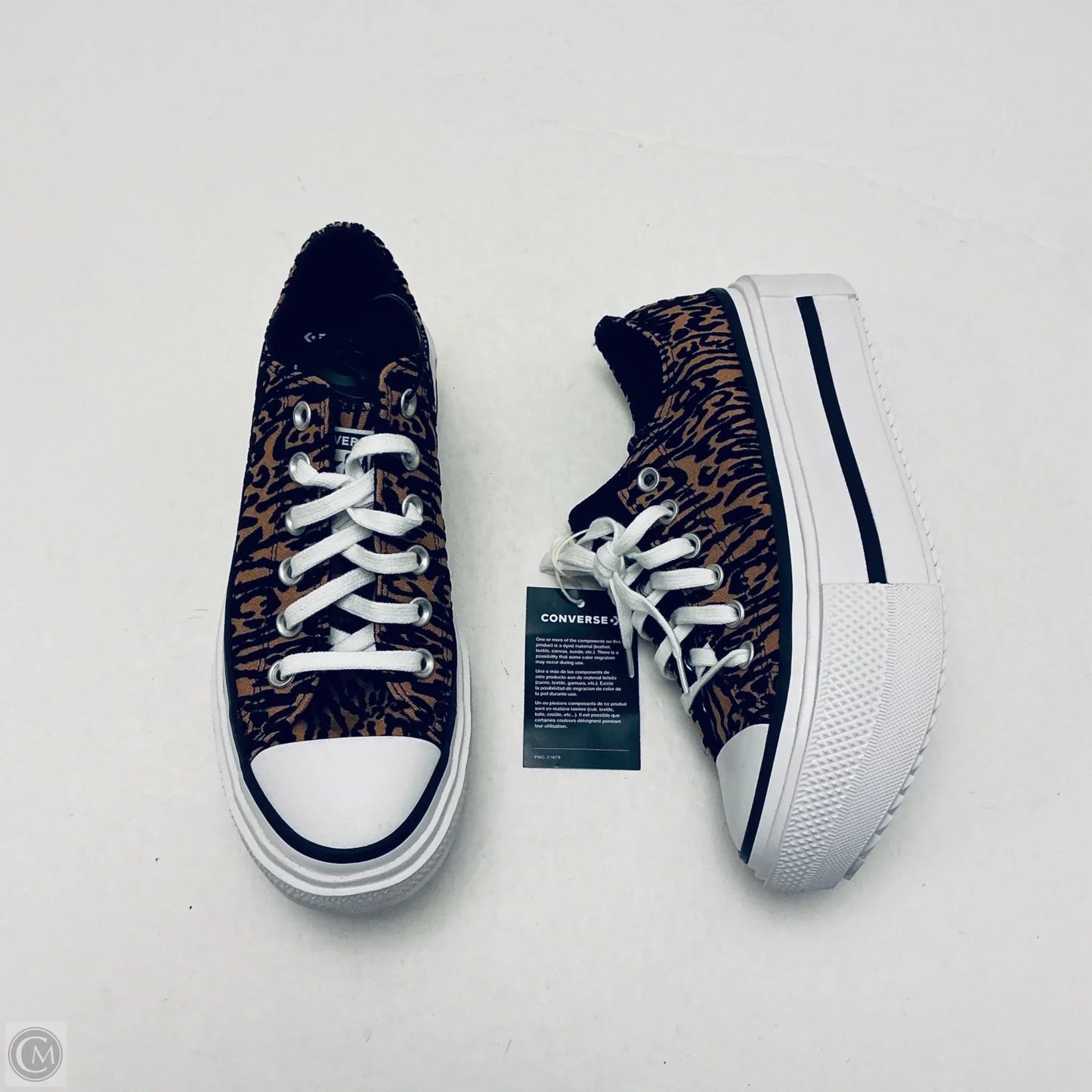 Shoes Sneakers Platform By Converse In Animal Print, Size: 8