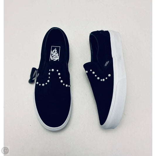 Shoes Flats By Vans In Black, Size: 8