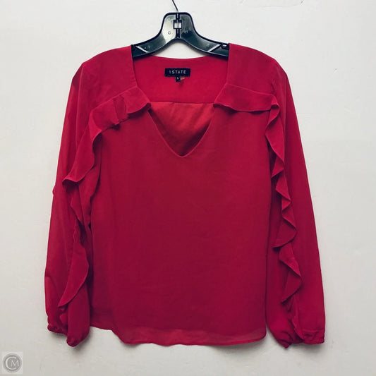 Top Long Sleeve By 1.state In Pink, Size: S