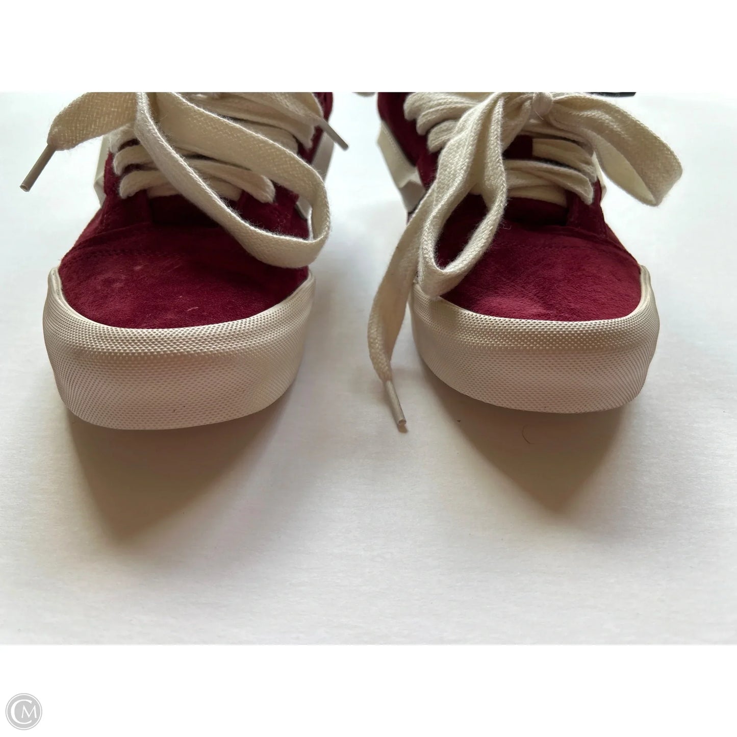 Shoes Sneakers By Vans In Red, Size: 9.5
