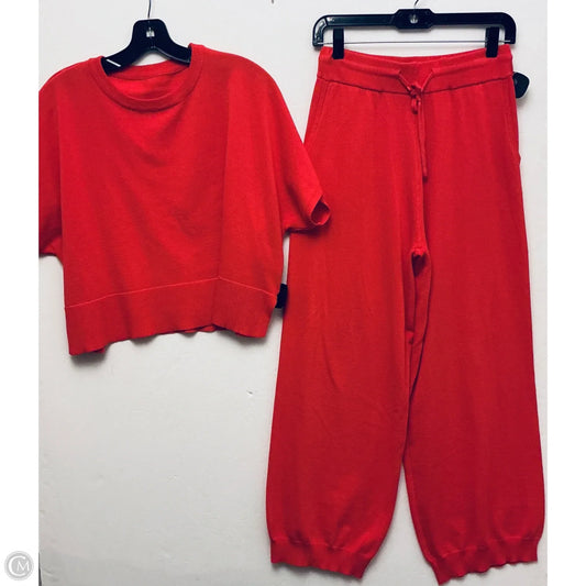 Lounge Set Pants By Clothes Mentor In Orange, Size: M